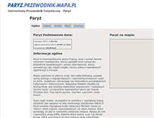 Tablet Screenshot of paryz.przewodnik-mapa.pl